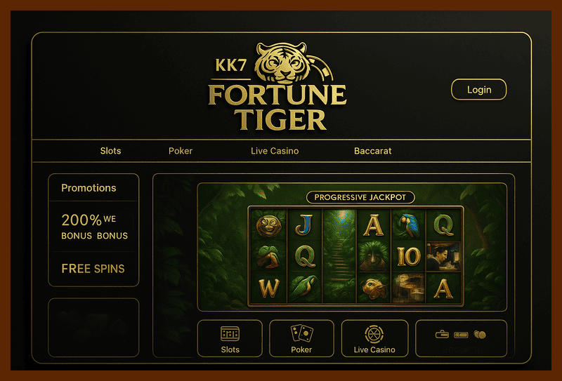 Fortune Tiger é um jogo imperdível no KK7 Casino